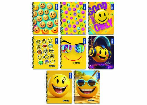 CUAD COS GDE 100-200H PAUTADO SMILEYS